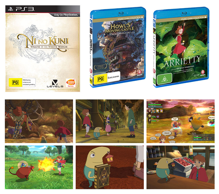 NI NO KUNI WRATH OF THE WHITE WITCH GIVEAWAY! Madman Entertainment