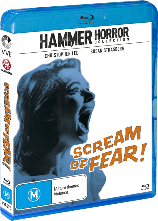 Hammer Horror Scream of Fear BluRay Bluray Madman Entertainment