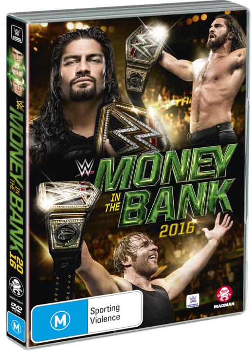WWE Money in the Bank 2016 DVD Madman Entertainment