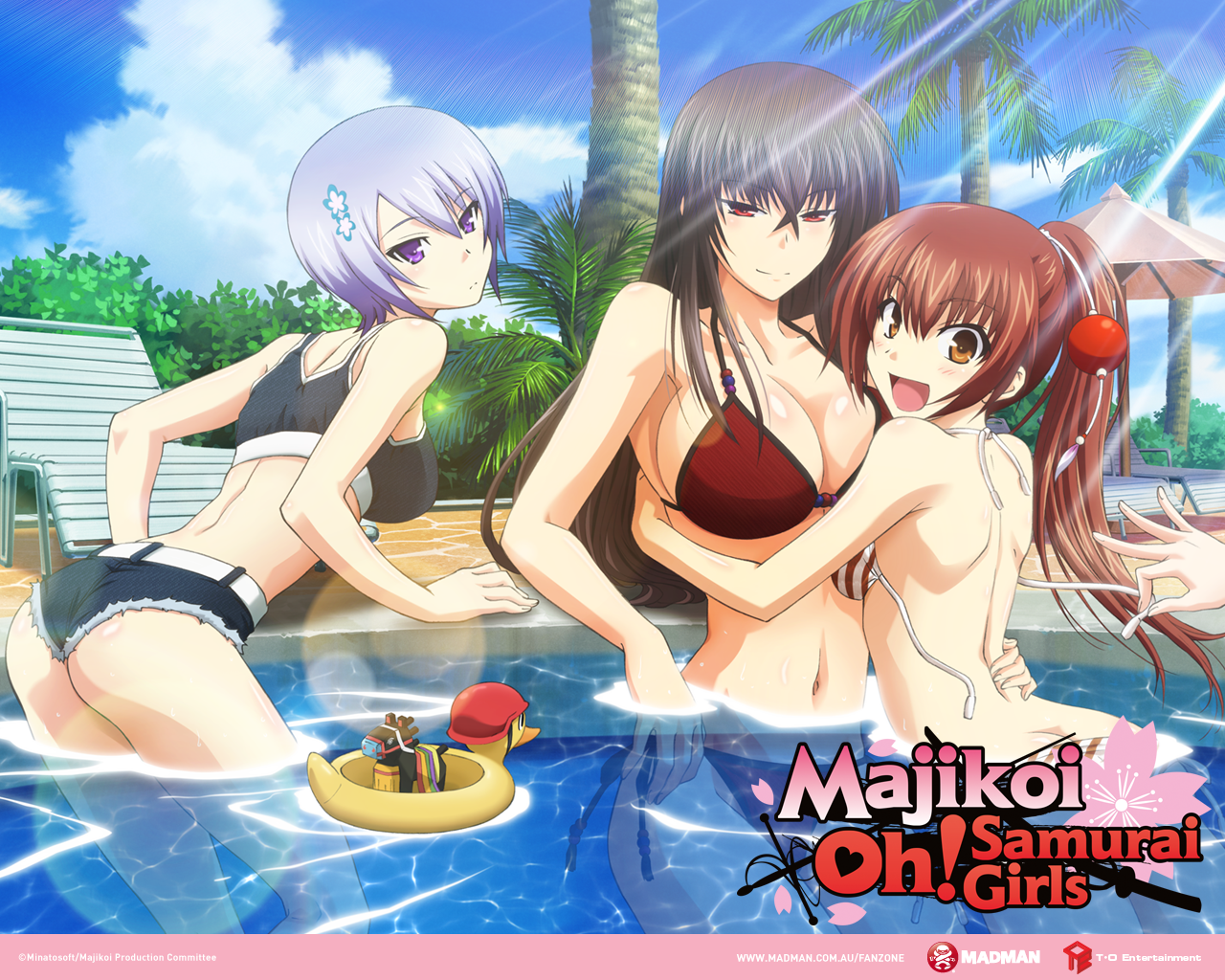 Majikoi Oh Samurai Girls Wallpapers Madman Entertainment